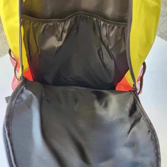 NEW Animaniacs Backpack Bag Orange Yellow Bright Colorblock WB Lootcrate Retro - Picture 8 of 11